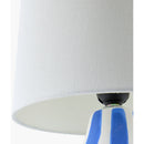Modern European furniture - Hand-painted Striped Ceramic Table Lamp - www.oroatrade.com