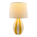 Modern European furniture - Hand-painted Striped Ceramic Table Lamp - www.oroatrade.com