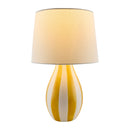Modern European furniture - Hand-painted Striped Ceramic Table Lamp - www.oroatrade.com
