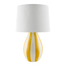 Modern European furniture - Hand-painted Striped Ceramic Table Lamp - www.oroatrade.com