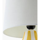 Modern European furniture - Hand-painted Striped Ceramic Table Lamp - www.oroatrade.com