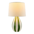 Modern European furniture - Hand-painted Striped Ceramic Table Lamp - www.oroatrade.com