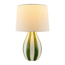 Modern European furniture - Hand-painted Striped Ceramic Table Lamp - www.oroatrade.com