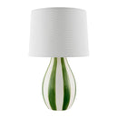 Modern European furniture - Hand-painted Striped Ceramic Table Lamp - www.oroatrade.com