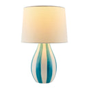 Modern European furniture - Hand-painted Striped Ceramic Table Lamp - www.oroatrade.com