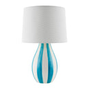 Modern European furniture - Hand-painted Striped Ceramic Table Lamp - www.oroatrade.com