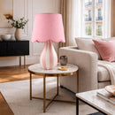 Modern European furniture - Striped Ceramic Seagrass Table Lamp - www.oroatrade.com