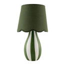Modern European furniture - Striped Ceramic Seagrass Table Lamp - www.oroatrade.com