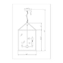 Modern European furniture - Iron-Framed 4-Light Chandelier - www.oroatrade.com