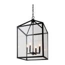 Modern European furniture - Iron-Framed 4-Light Chandelier - www.oroatrade.com