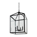 Modern European furniture - Iron-Framed 4-Light Chandelier - www.oroatrade.com
