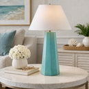 Modern European furniture - Painted Cement Linen Table Lamp - www.oroatrade.com