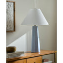 Modern European furniture - Painted Cement Linen Table Lamp - www.oroatrade.com