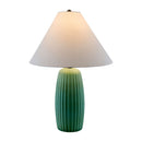 Modern European furniture - Painted Cement Linen Table Lamp - www.oroatrade.com