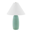 Modern European furniture - Painted Cement Linen Table Lamp - www.oroatrade.com