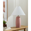 Modern European furniture - Painted Cement Linen Table Lamp - www.oroatrade.com