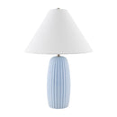 Modern European furniture - Painted Cement Linen Table Lamp - www.oroatrade.com