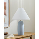 Modern European furniture - Painted Cement Linen Table Lamp - www.oroatrade.com