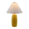 Modern European furniture - Painted Cement Linen Table Lamp - www.oroatrade.com