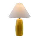 Modern European furniture - Painted Cement Linen Table Lamp - www.oroatrade.com