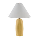 Modern European furniture - Painted Cement Linen Table Lamp - www.oroatrade.com