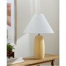 Modern European furniture - Painted Cement Linen Table Lamp - www.oroatrade.com
