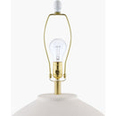 Contract furniture - Glazed White Ceramic Table Lamp - www.oroatrade.com