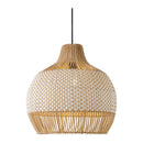 Hospitality furniture - Two-Toned Braided Rattan Pendant Lamp - www.oroatrade.com