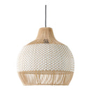 Hospitality furniture - Two-Toned Braided Rattan Pendant Lamp - www.oroatrade.com