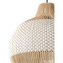 Hospitality furniture - Two-Toned Braided Rattan Pendant Lamp - www.oroatrade.com