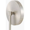 Modern European furniture - White Linen Silver Wall Lamp - www.oroatrade.com