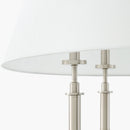 Modern European furniture -  White Linen 5-Light Chandelier - www.oroatrade.com