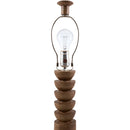 Modern European furniture - Cream Linen Accent Table Lamp - www.oroatrade.com