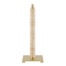 Contract furniture - White Linen Accent Table Lamp - www.oroatrade.com