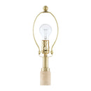 Contract furniture - White Linen Accent Table Lamp - www.oroatrade.com