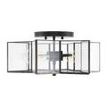 Hospitality furniture - Iron-Framed Glass Ceiling Lamp - www.oroatrade.com