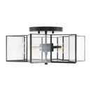 Hospitality furniture - Iron-Framed Glass Ceiling Lamp - www.oroatrade.com