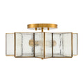 Hospitality furniture - Iron-Framed Frosted Glass Ceiling Lamp - www.oroatrade.com