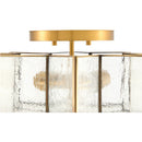 Hospitality furniture - Iron-Framed Frosted Glass Ceiling Lamp - www.oroatrade.com