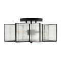 Hospitality furniture - Iron-Framed Frosted Glass Ceiling Lamp - www.oroatrade.com