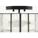 Hospitality furniture - Iron-Framed Frosted Glass Ceiling Lamp - www.oroatrade.com