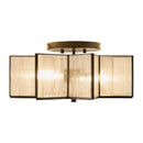 Hospitality furniture - Iron-Framed Frosted Glass Ceiling Lamp - www.oroatrade.com