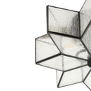 Hospitality furniture - Iron-Framed Frosted Glass Ceiling Lamp - www.oroatrade.com