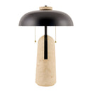 Contract furniture - Black Brass Accent Table Lamp - www.oroatrade.com