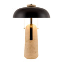 Contract furniture - Black Brass Accent Table Lamp - www.oroatrade.com