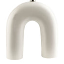Hospitality furniture - White Arched Ceramic Table Lamp - www.oroatrade.com