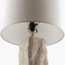 Contract furniture - White Organic Textured Table Lamp - www.oroatrade.com
