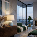 Contract furniture - Dotted Ceramic Accent Table Lamp - www.oroatrade.com