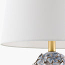 Hospitality furniture - Blue Floral Ceramic Table Lamp - www.oroatrade.com