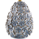 Hospitality furniture - Blue Floral Ceramic Table Lamp - www.oroatrade.com